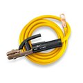 Trystar Premium Welding Cable 1/0 Dark blue  5 FT  Black Male 2MPC / 300A Flat-Jaw Copper Ground Clamp TSWC10DKBE5-BKM-FJGC3